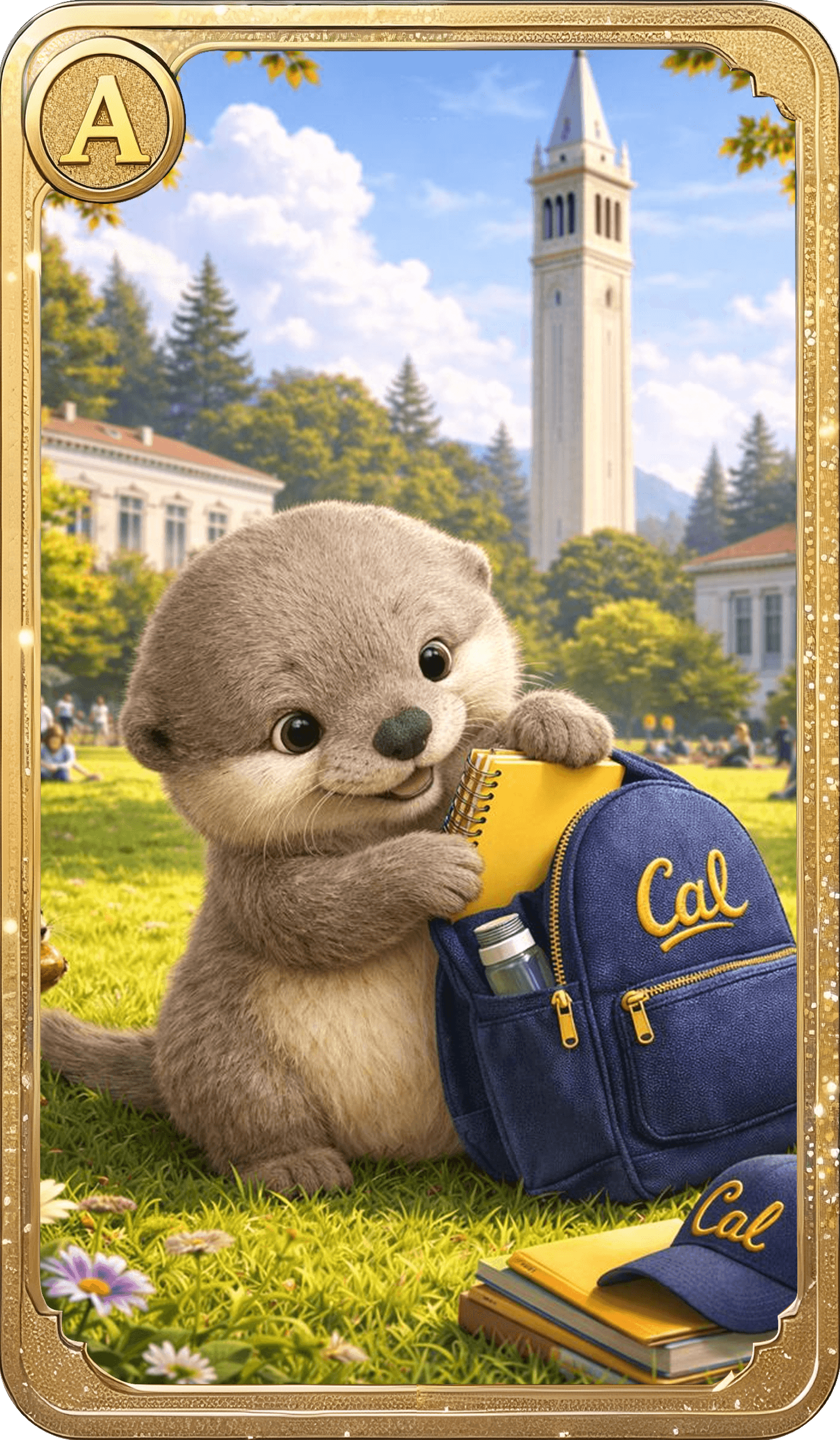 UNIMO 情绪日记卡正面：与 AI 伙伴共同生成的可收藏情绪艺术